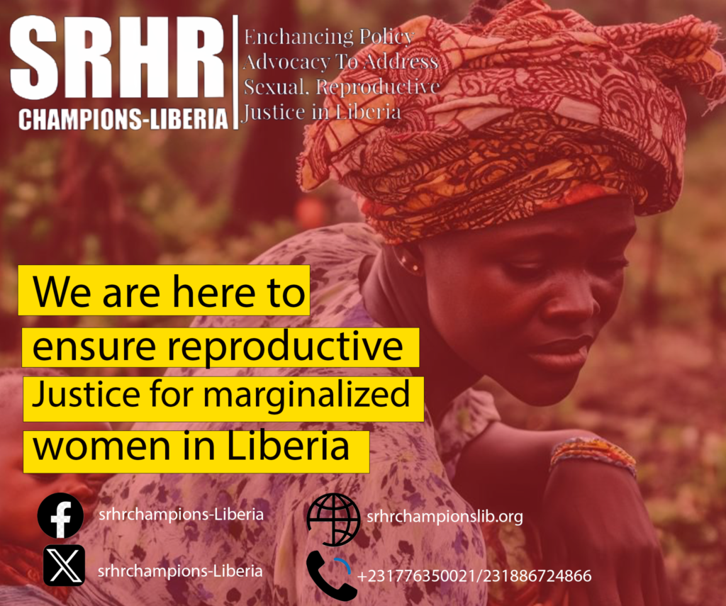 WHAT TO KNOW ABOUT THE SRHR CHAMPIONS-LIBERIA