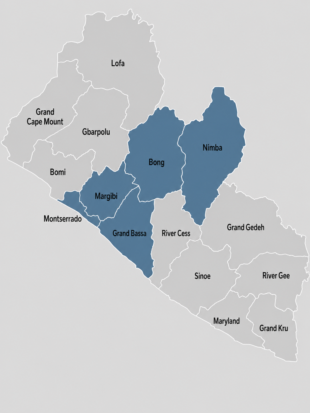 Liberia SRHR County Conversation Map